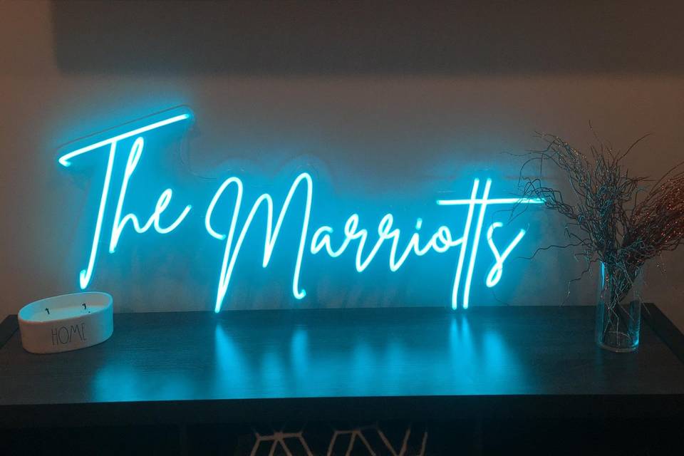 The Marriotts Custom Neon