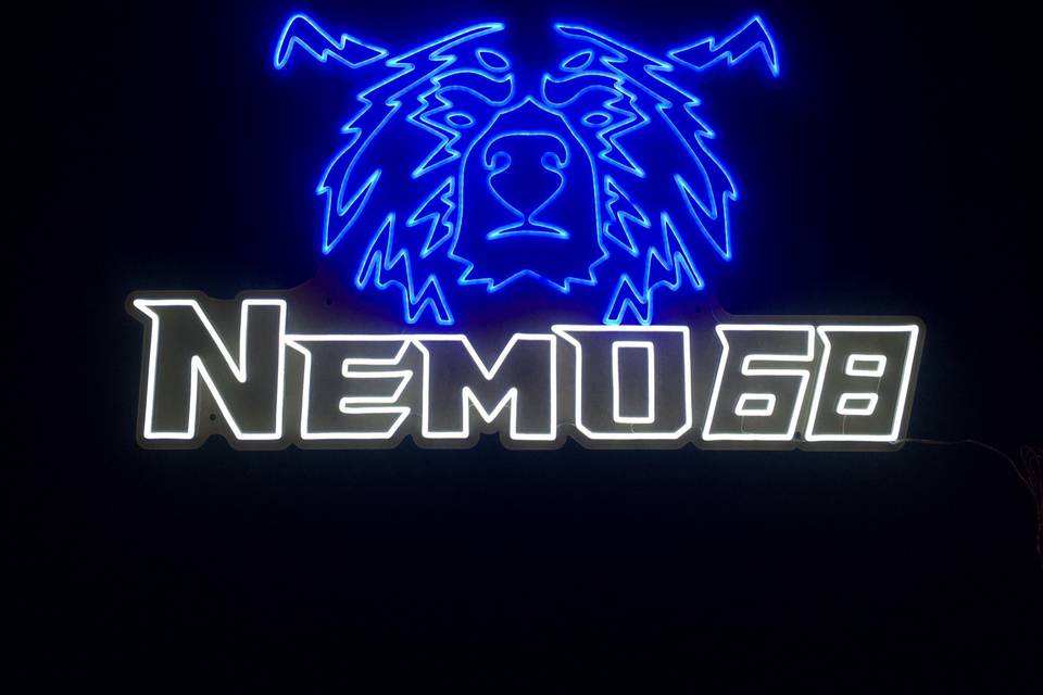 Nemo68 Gamer Tag Custom Neon