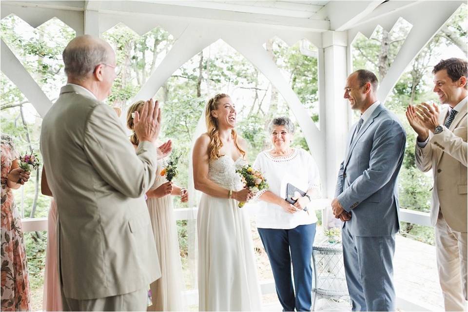 Vow in Sunset Porch