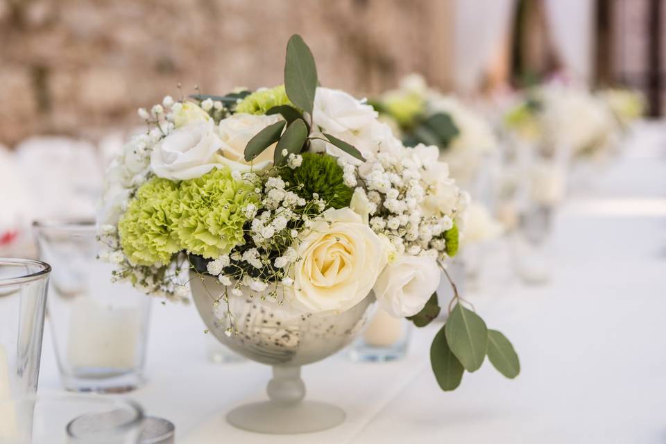 Centerpiece details wedding