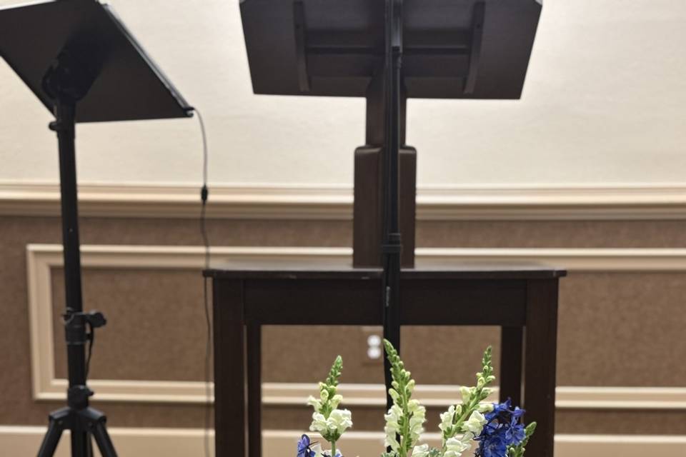 Floor/Podium Arrangement - Lrg