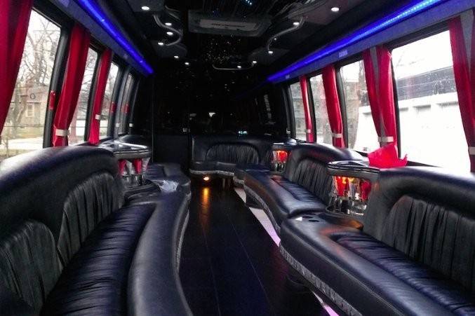 Party Bus with a Bathroom