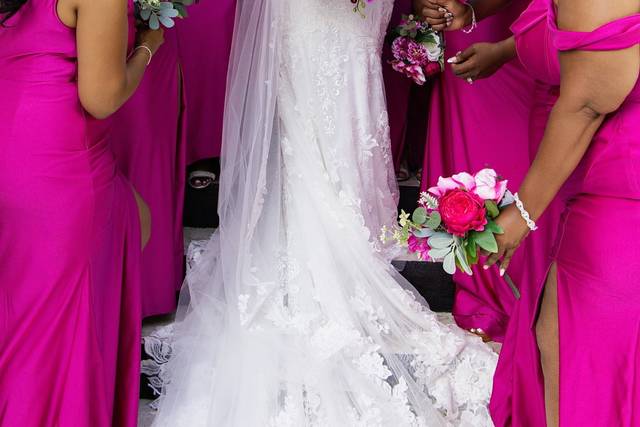Beautiful Bride & Bridesmaids