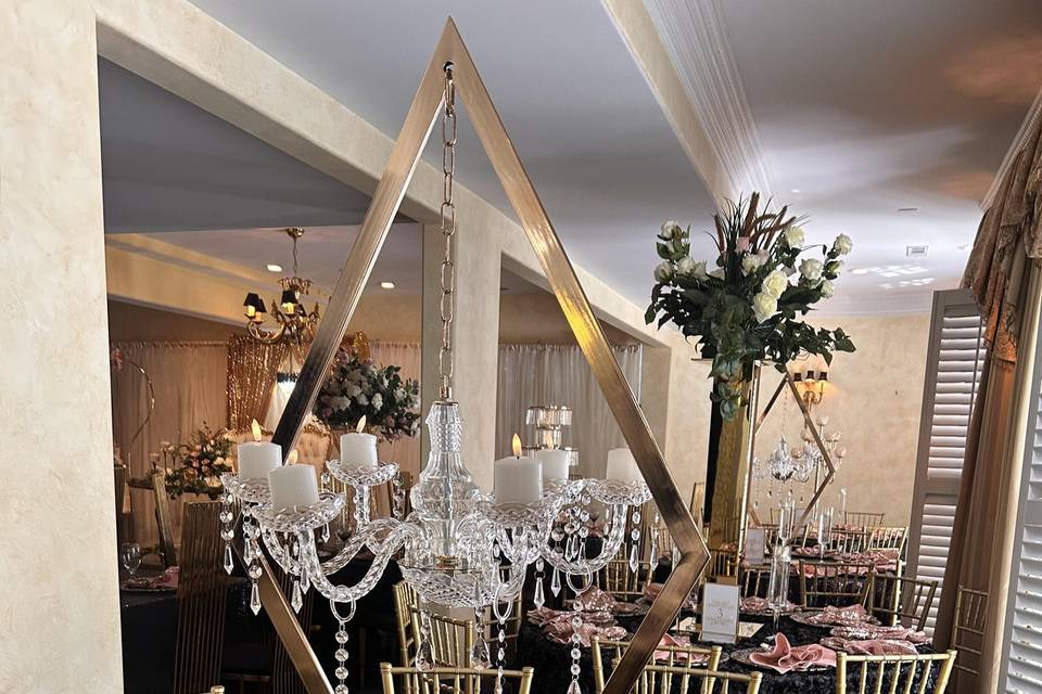 Reception Dinner Setup