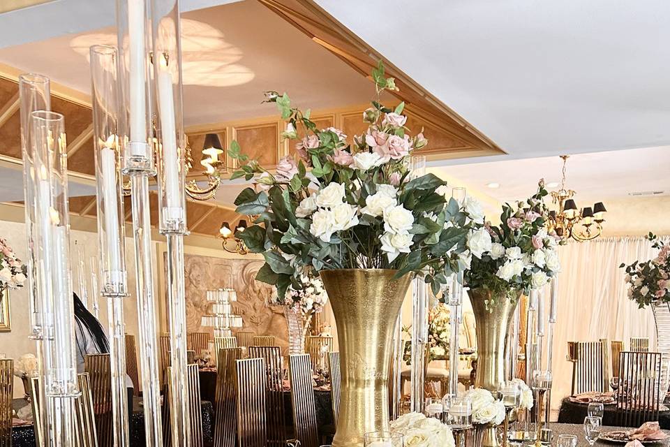 Reception Dinner Setup
