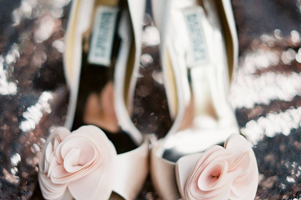 Bride's shoes