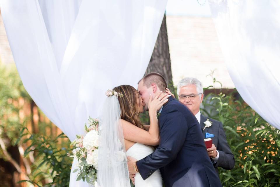 Wedding kiss