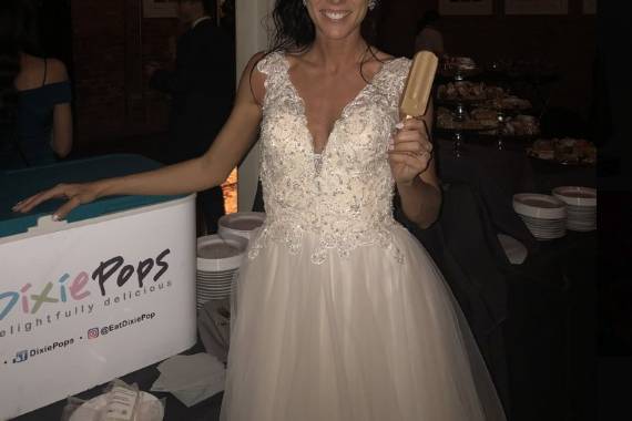 A happy bride