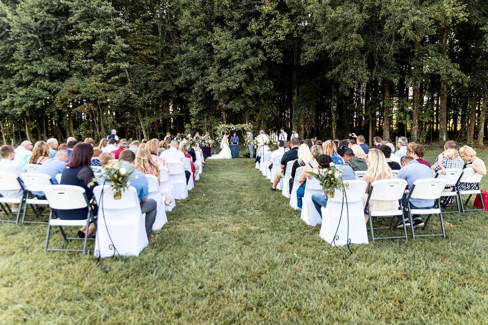 Outdoor ceremony