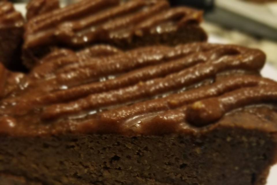 Vegan black bean brownie