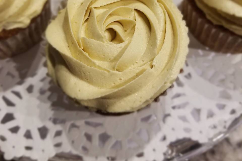 Lemon mini cupcake