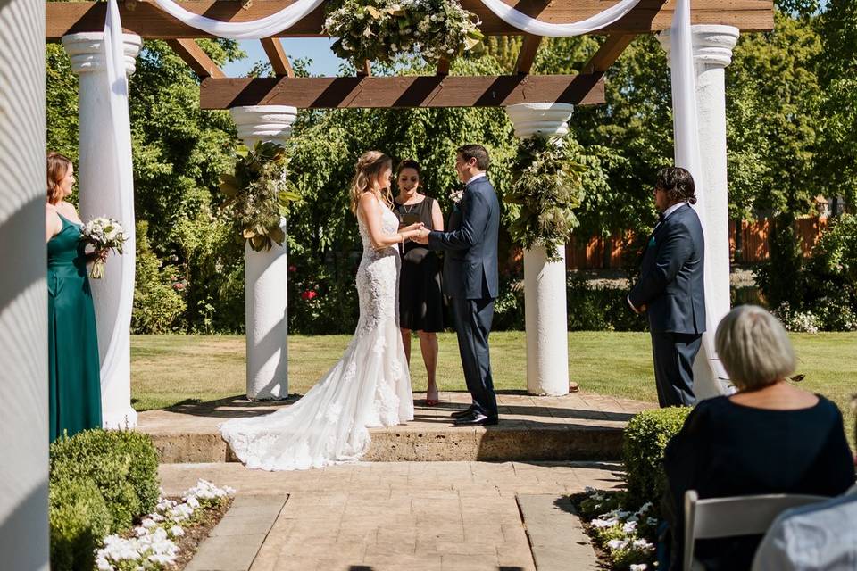 Outdoor ceremony