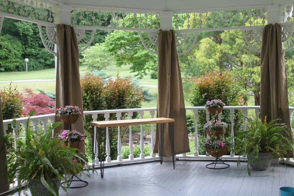 Porch gazebo