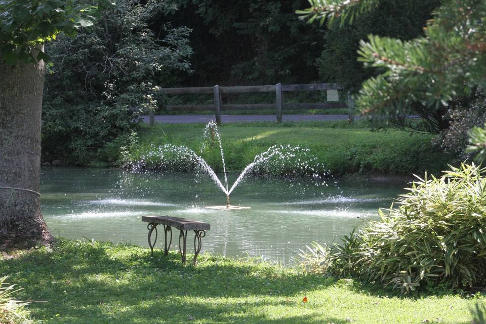 Lake fountain