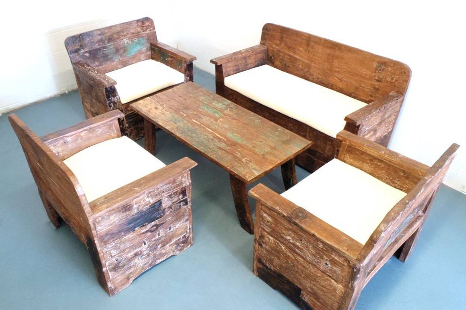 Rustic Marina Lounge Set