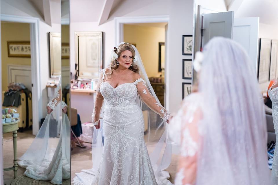 Viking Bridal Look