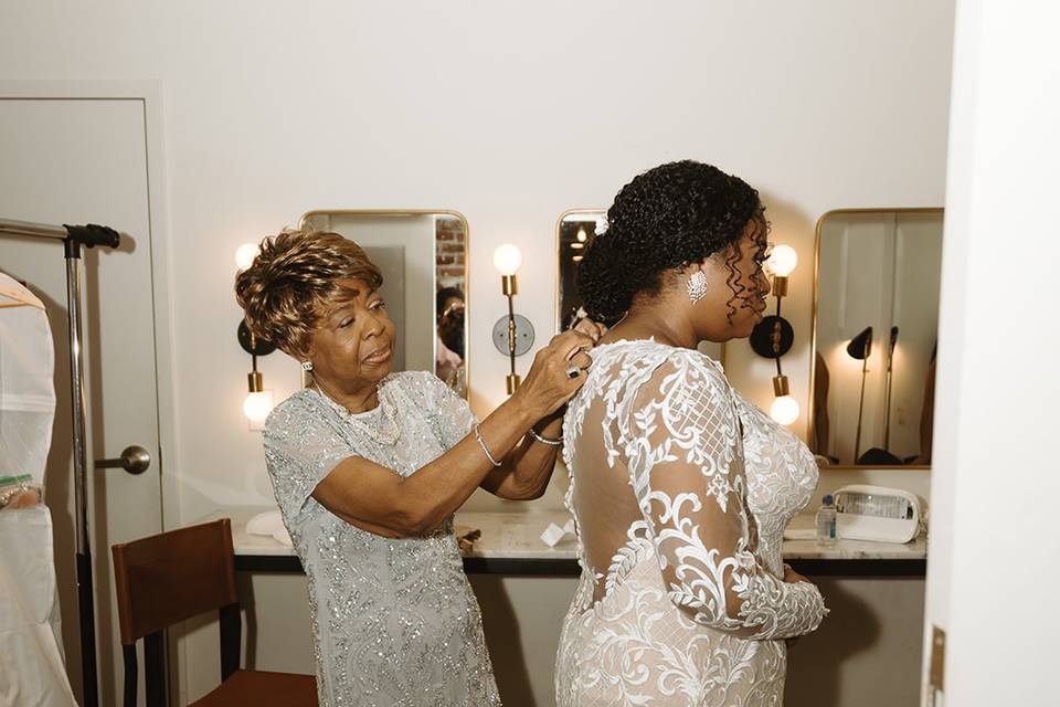 Mom and Daughter Moment
