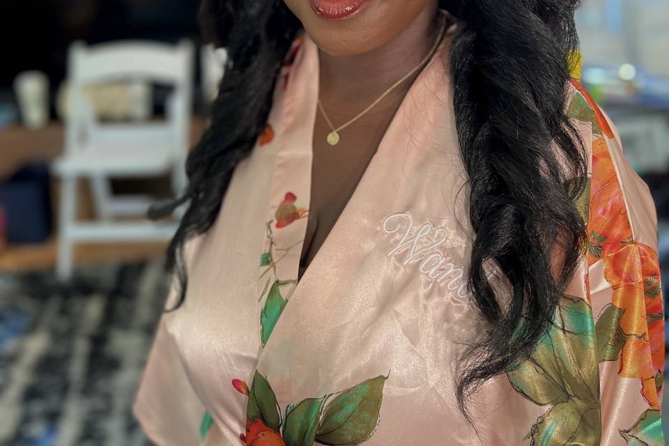 Blushing Bridesmaid