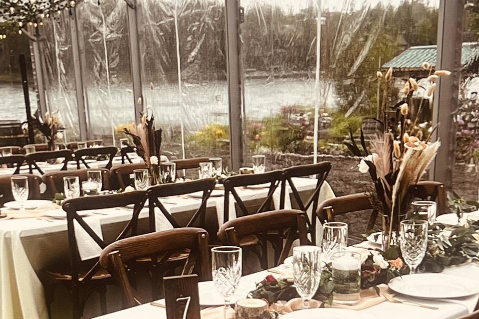 2023 Tent Table Arrangements