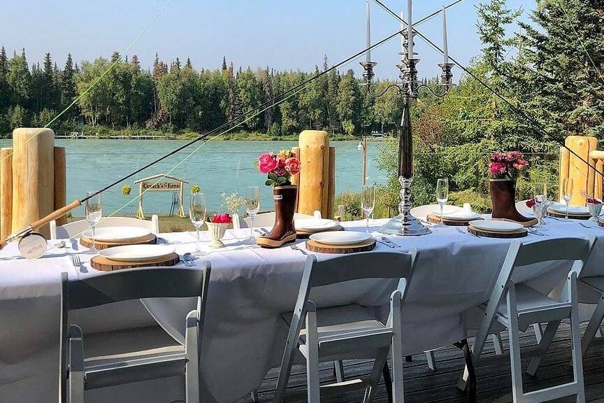 Deck Overlooking Kenai River