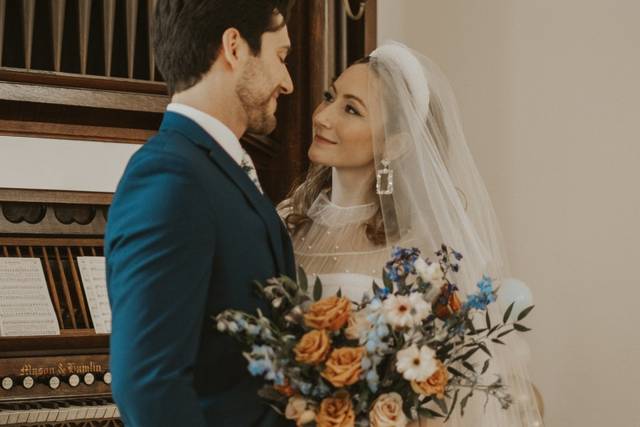 Retro wedding