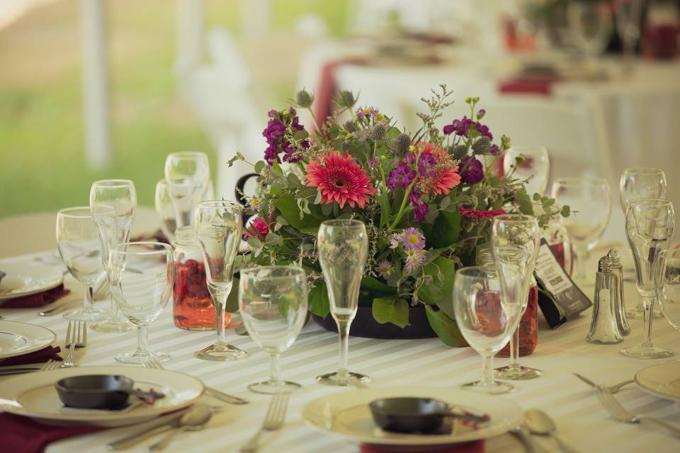 Glamorous table setup