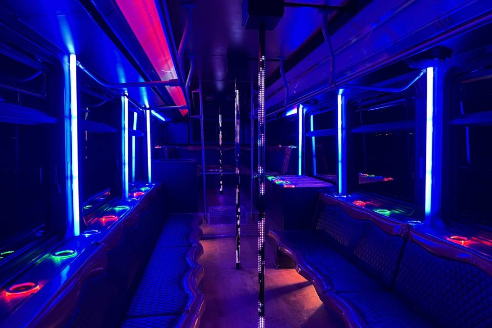 The 24K Gold Party Bus!