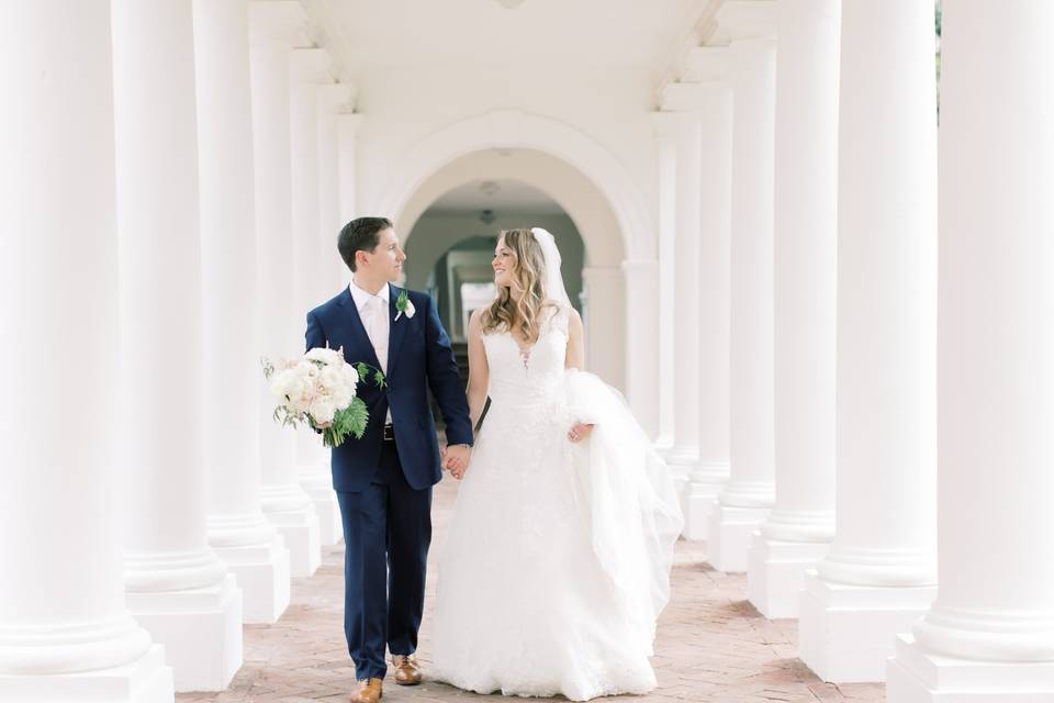 Early Mountain wedding