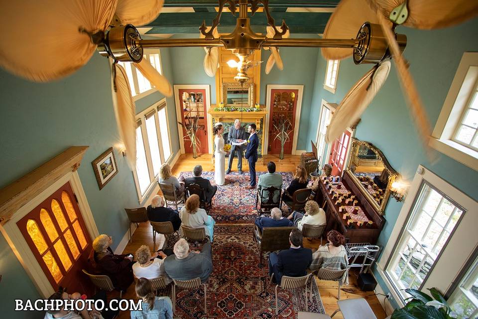 Small Wedding in Great Room