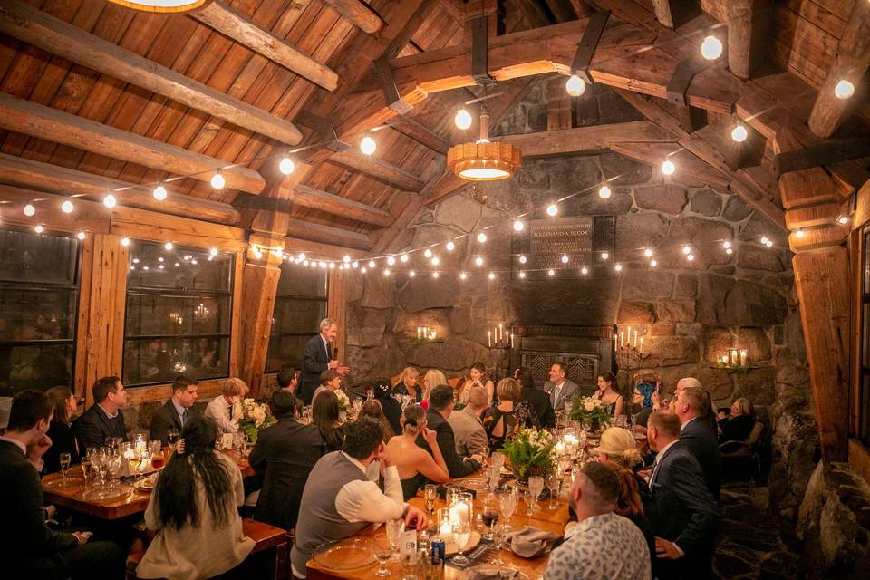 Silcox Hut reception
