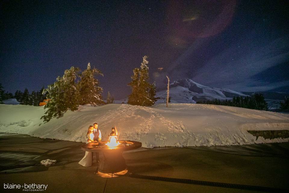 Cozy winter evening