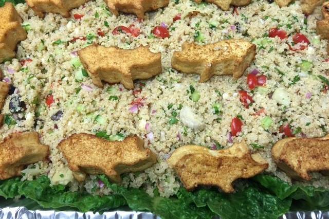 Smoked Tofu with a Quinoa Salad (Vegetarian Option)