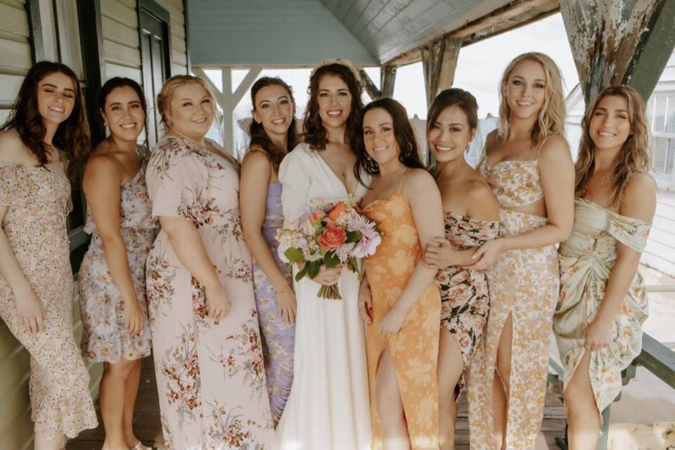 Bride & Her Tribe