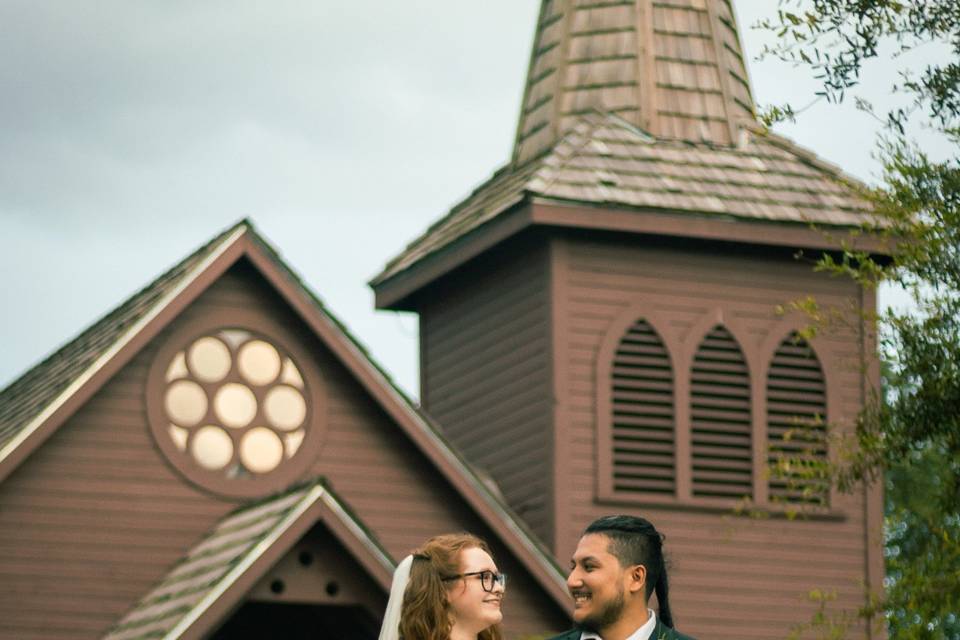 The historic replica church