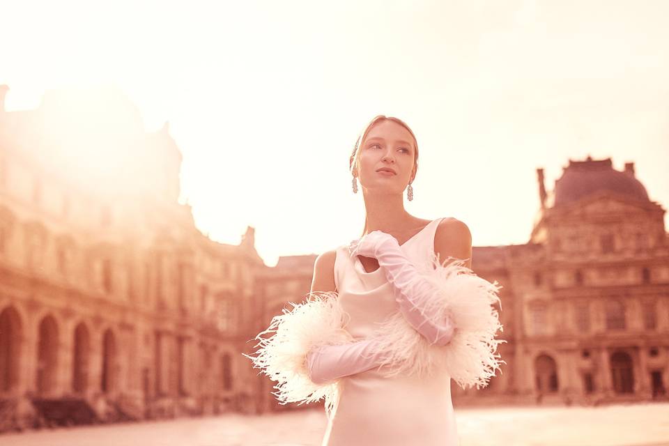 Paris Wedding. Louvre