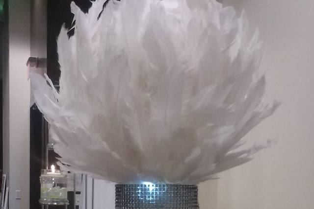 Feather Centerpiece