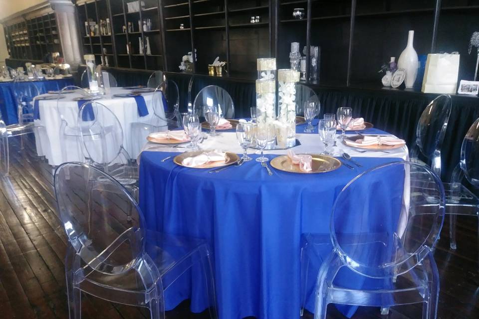 Royal Blue Decor