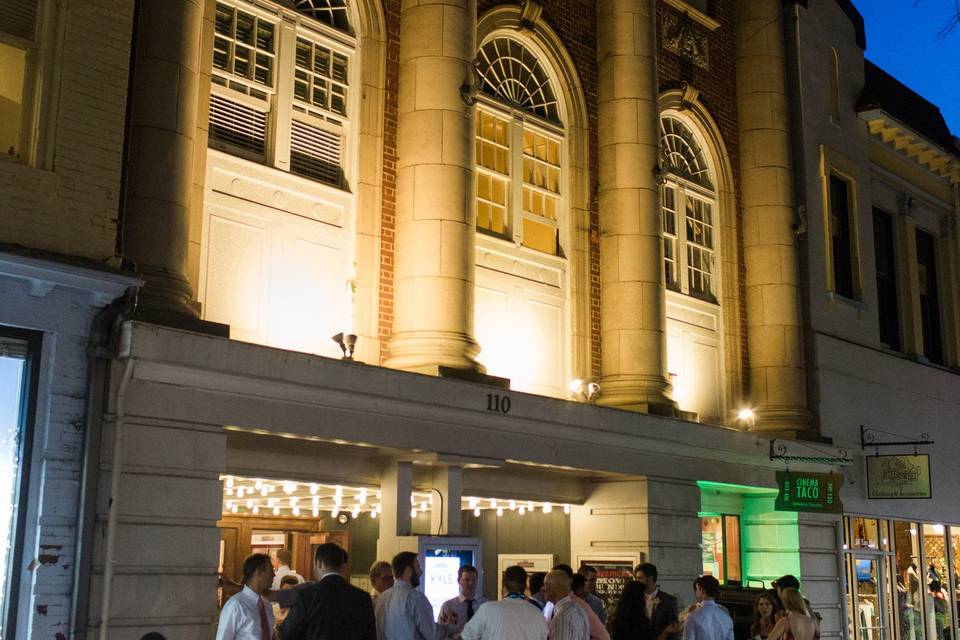 Outdoor view of The Jefferson Theater