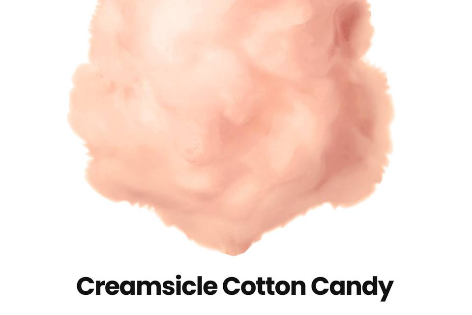 Swirl and fluff gourmet cotton candy