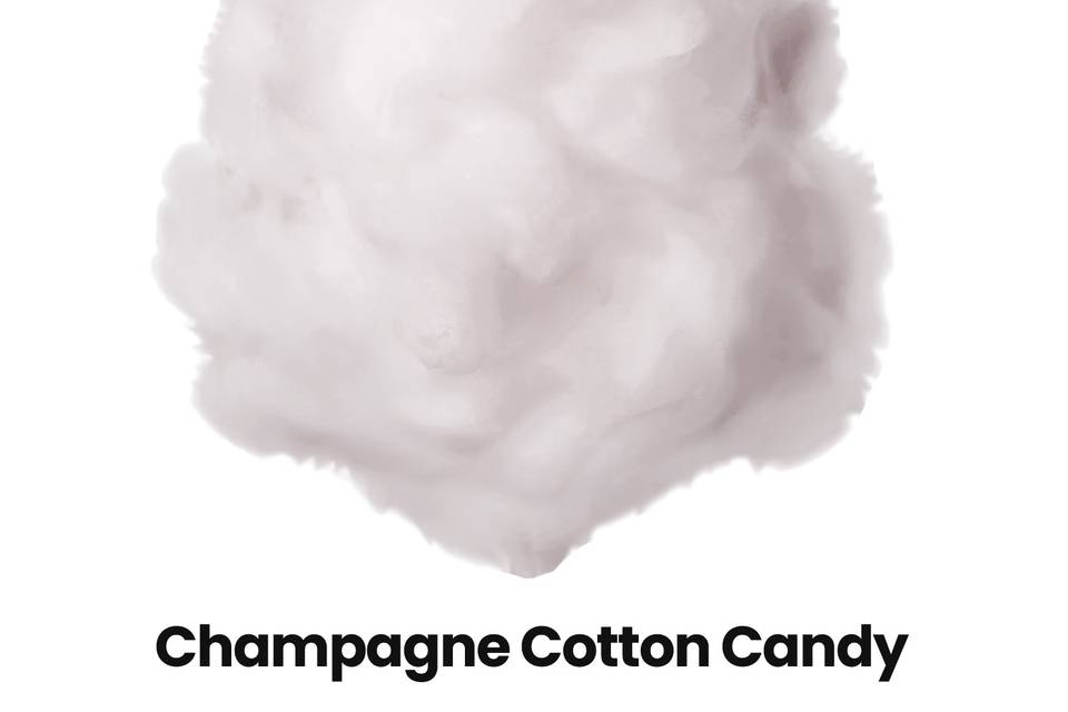 Swirl and fluff gourmet cotton candy