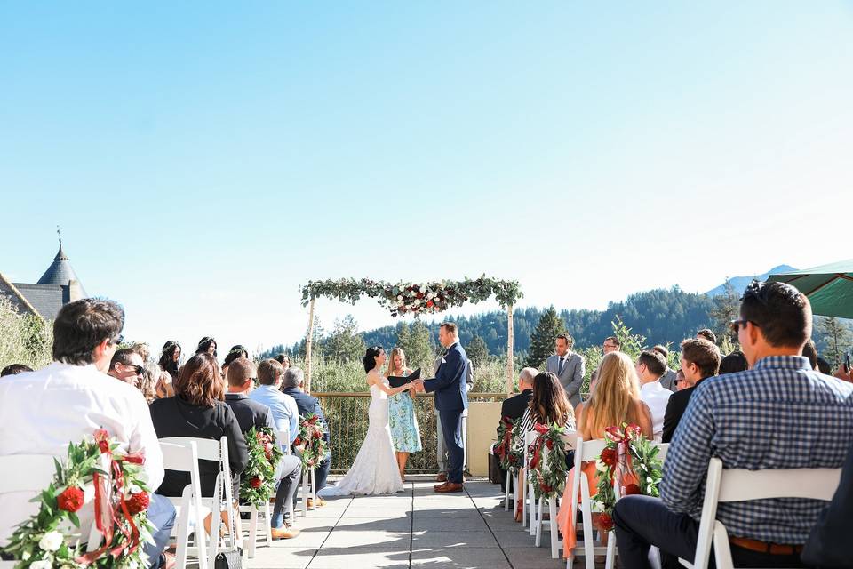 Ceremony on Geneva Terrace