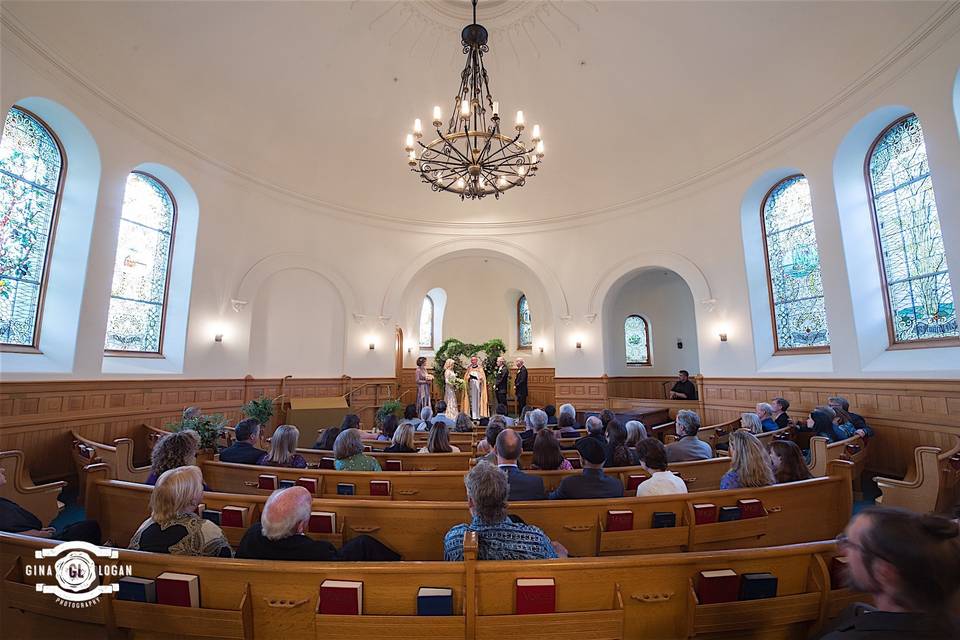 Ceremony in Montgomery Chapel