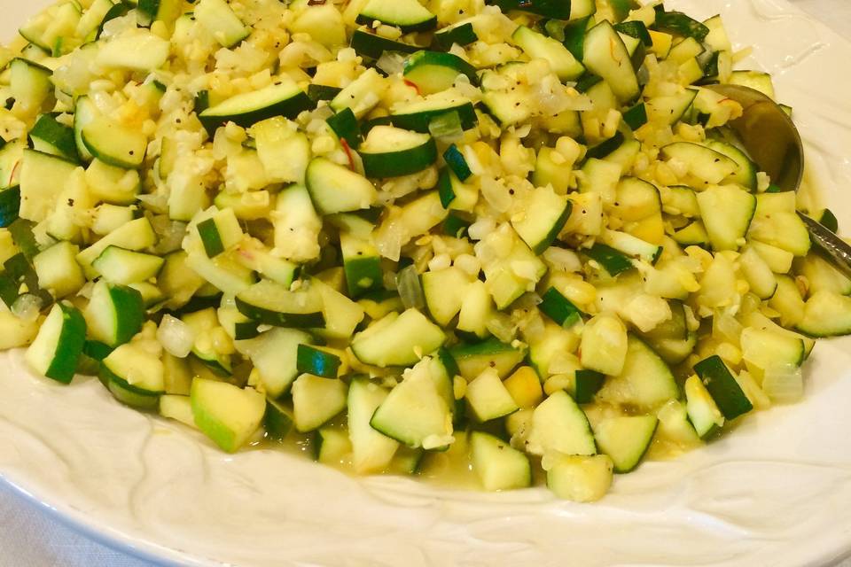 Summer Squash Picadillo