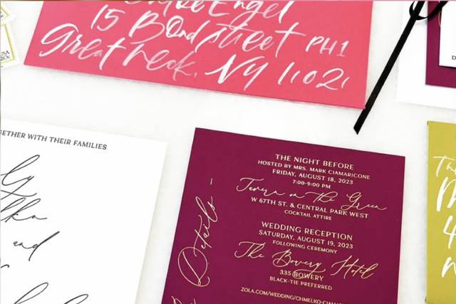 Custom Illustration Foil Stamp