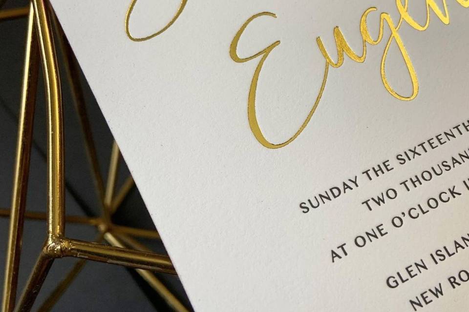 Foil and Letterpress Suite