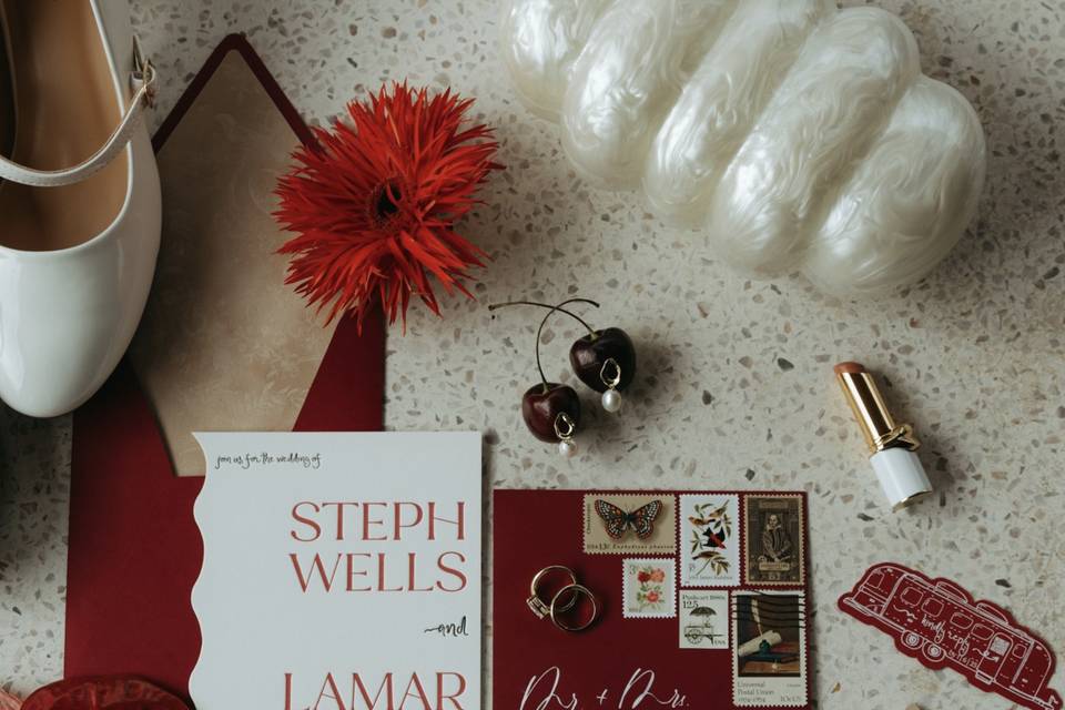Letterpress and Velvet Suite