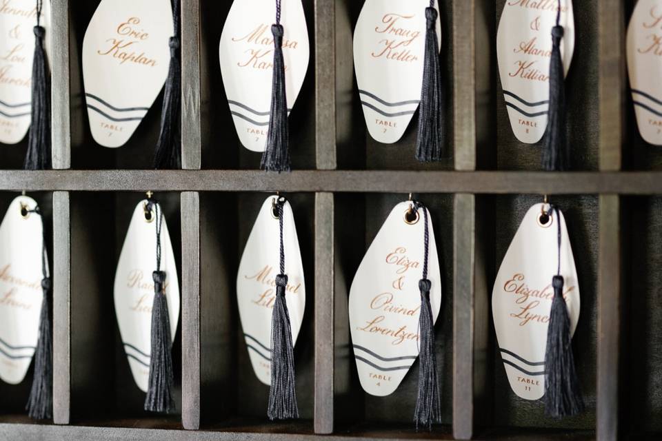 Bowery Key Tag Escort Display
