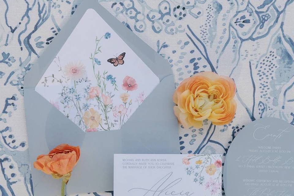 Watercolor & Letterpress Suite