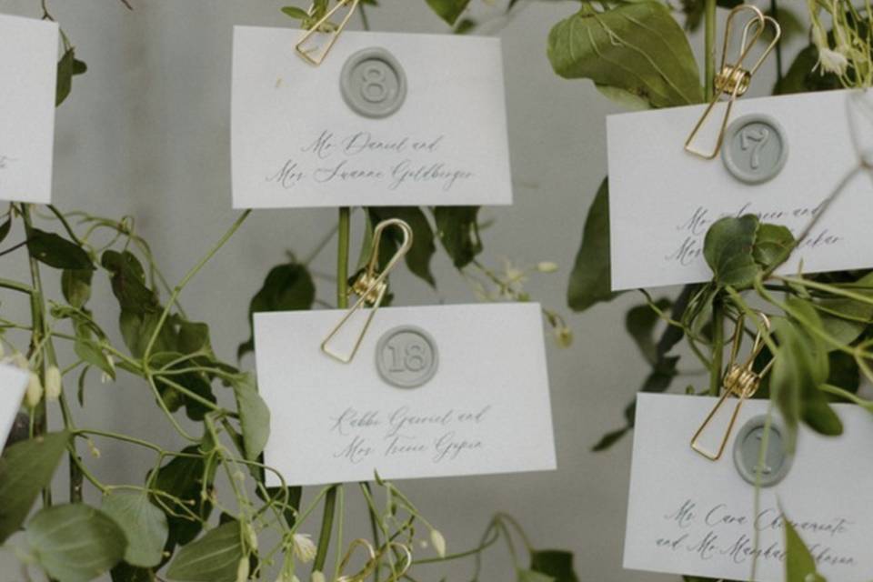 Wax Seal Escort Envelopes