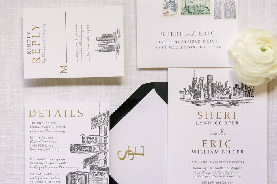 Letterpress and Foil New York